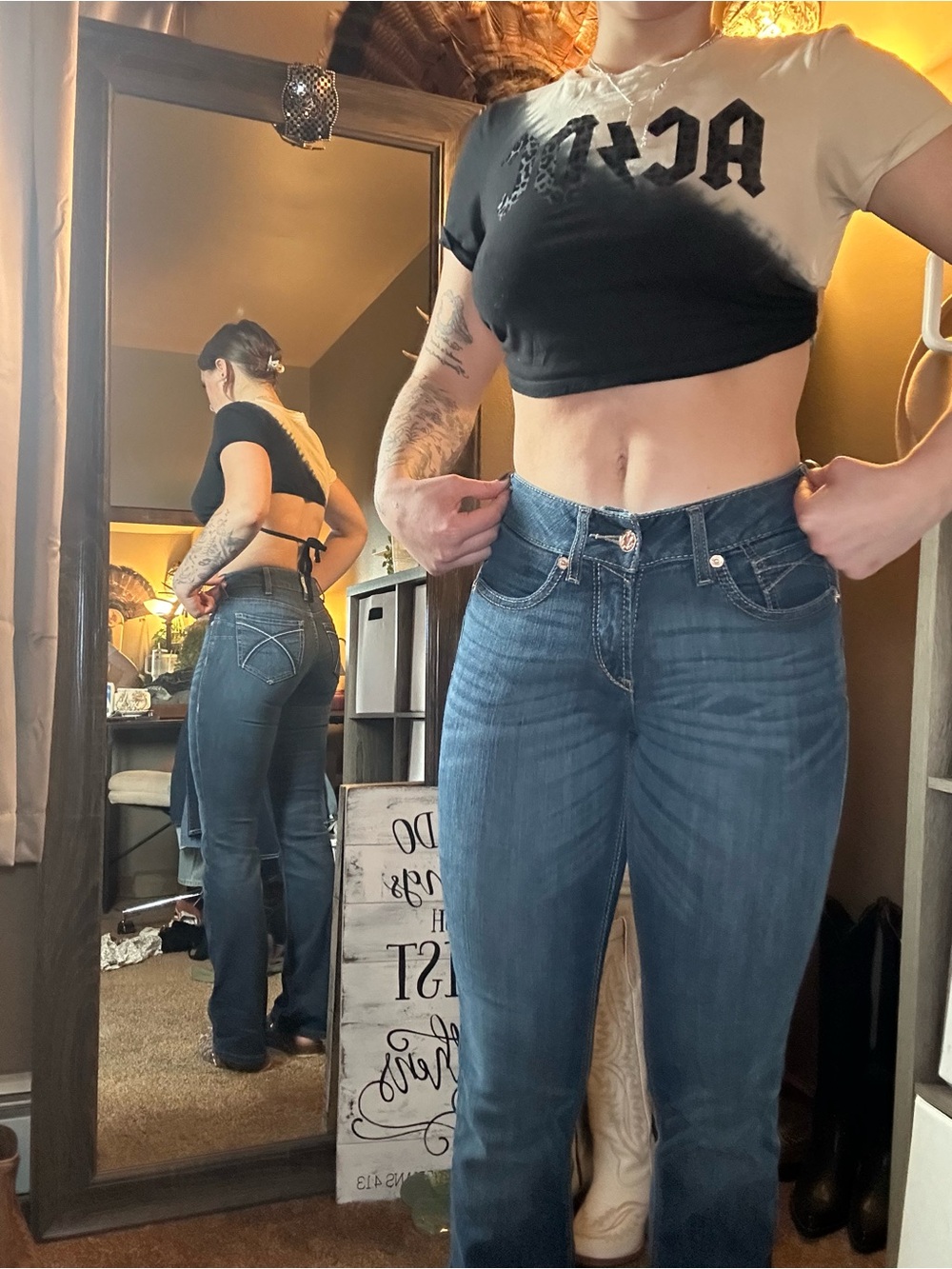 Real Rosa Boot Ariat Jeans